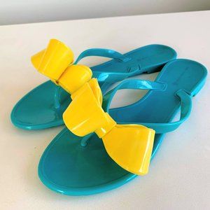 Steve Madden Bow Jelly Flip-flops 7-7.5